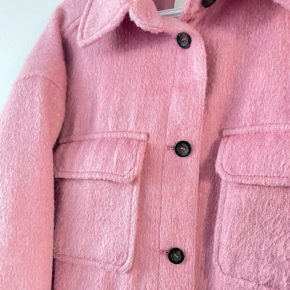 H&M Pink Button-Up Jacket - Picture 4 of 7